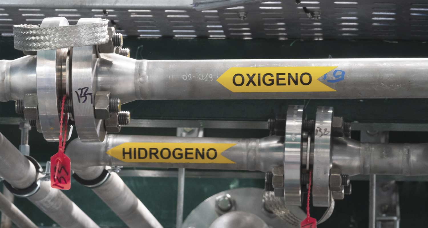 Bombona de hidrógeno